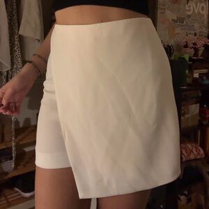 Express White Mini Skirt